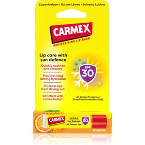 Carmex Tropical Sun Defense ochranný balzám na rty SPF 30 4,25 g