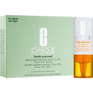 Clinique Fresh Pressed™ Daily Booster with Pure Vitamin C 10% rozjasňující sérum s vitaminem C proti stárnutí pleti 4x8,5 ml
