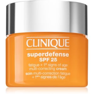 Clinique Superdefense™ SPF 25 Fatigue + 1st Signs Of Age Multi-Correcting Cream krém proti prvním známkám stárnutí pro suchou a smíšenou pleť SPF 25 5