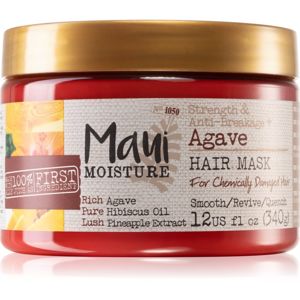 Maui Moisture Strength & Lenght + Agave posilující maska pro poškozené, chemicky ošetřené vlasy 340 g