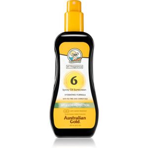 Australian Gold Spray Oil Sunscreen tělový olej ve spreji proti slunečnímu záření SPF 6 237 ml