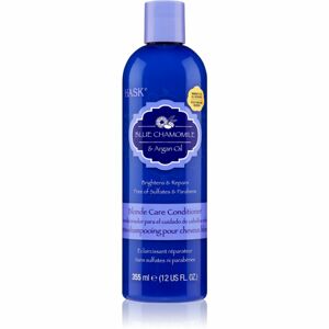 HASK Blue Chamomile & Argan Oil fialový tónovací šampon pro blond vlasy 355 ml