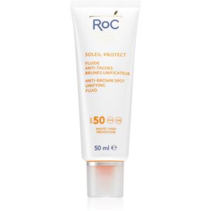 RoC Soleil Protect Anti Brown Spots Unifying Fluid lehký ochranný fluid proti tmavým skvrnám SPF 50 50 ml