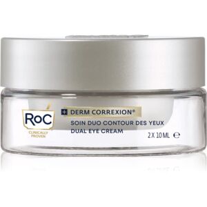 RoC Derm Correxion Dual Eye protivráskový krém na oční okolí 2 v 1 2x10 ml