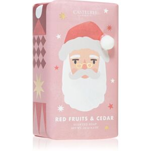 Castelbel Santa Claus Red Fruit & Cedar tuhé mýdlo 150 g