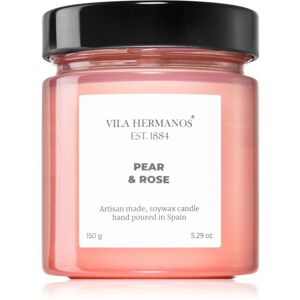 Vila Hermanos Apothecary Rose Pear & Rose vonná svíčka 150 g