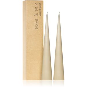 ester & erik cone candles nougat note (no. 18) dekorativní svíčka 2x25 cm