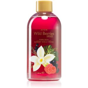 Avon Wild Berries Shake Raspberry & Vanilla & Orange pěna do koupele 250 ml