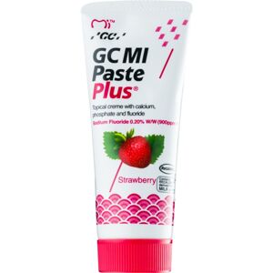 GC MI Paste Plus Strawberry remineralizační ochranný krém pro citlivé zuby s fluoridem pro profesionální použití 35 ml