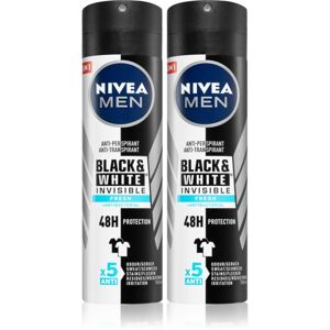 Nivea Men Black & White Fresh antiperspirant ve spreji (výhodné balení) pro muže