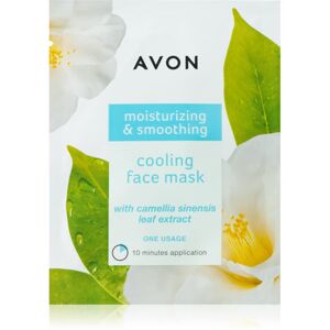 Avon Face Mask Cooling intenzivní hydratační pleťová maska se zeleným čajem 8 ml