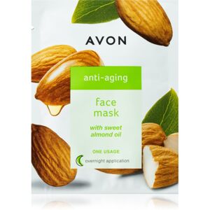 Avon Face Mask Anti-Aging omlazující pleťová maska s mandlovým olejem 30+ 8 ml