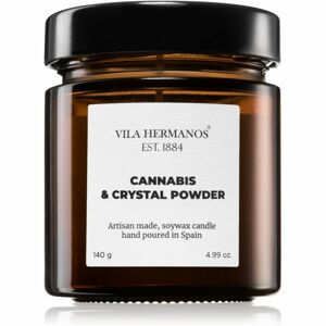Vila Hermanos Apothecary Cannabis & Crystal Powder vonná svíčka 140 g