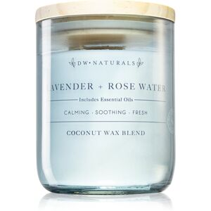 DW Home Naturals Lavender & Rose Water vonná svíčka 501 g