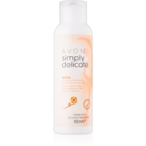 Avon Simply Delicate dámský sprchový gel pro intimní hygienu 100 ml