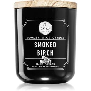 DW Home Signature Smoked Birch vonná svíčka s dřevěným knotem 320 g