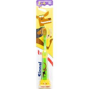 Signal Kids zubní kartáček ultra soft pro děti Green-Yellow 1 ks