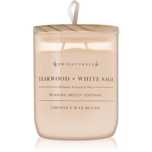 DW Home Teakwood + White Sage vonná svíčka 501 g