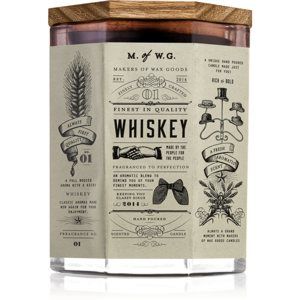 Makers of Wax Goods Whiskey vonná svíčka s dřevěným knotem 315,11 g