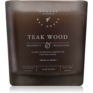 Makers of Wax Goods Teak Wood vonná svíčka