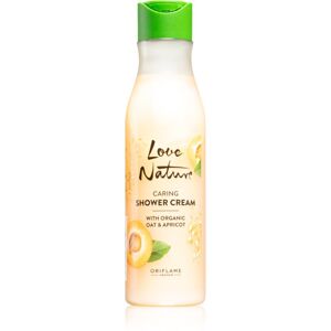 Oriflame Love Nature Organic Oat & Apricot pečující sprchový gel 250 ml