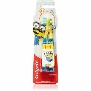 Colgate Smilies Minions zubní kartáček pro děti extra soft 2-6 years 2 ks