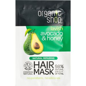 Organic Shop Natural Avocado & Honey regenerační maska na vlasy 6 ml