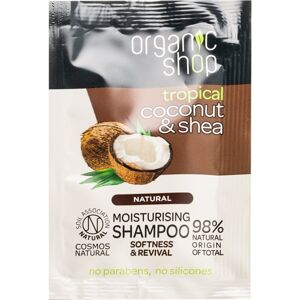 Organic Shop Natural Coconut & Shea hydratační šampon 6 ml