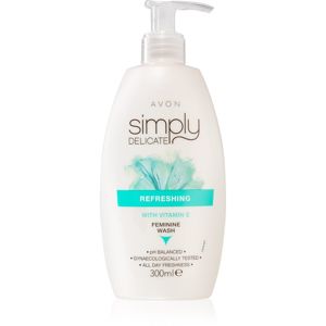 Avon Simply Delicate Refreshing osvěžující gel na intimní hygienu 300 ml