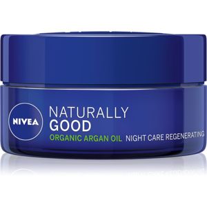 Nivea Naturally Good Organic Argan Oil regenerační noční krém 50 ml