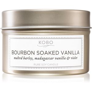 KOBO Natural Math Bourbon Soaked Vanilla vonná svíčka v plechovce 113 g