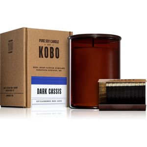 KOBO Woodblock Dark Cassis vonná svíčka 425 g