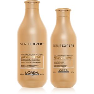 L’Oréal Professionnel Serie Expert Absolut Repair Gold Quinoa + Protein výhodné balení I. (pro velmi poškozené vlasy)