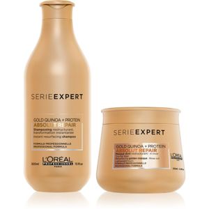 L’Oréal Professionnel Serie Expert Absolut Repair Gold Quinoa + Protein výhodné balení III. (pro velmi poškozené vlasy)