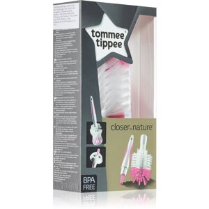 Tommee Tippee Closer To Nature Cleaning Brush kartáč na čištění Pink 1 ks