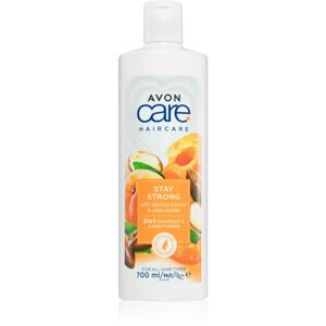Avon Care Stay Strong šampon a kondicionér 2 v 1 pro lámavé a namáhané vlasy 700 ml