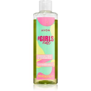 Avon #GirlsRule Green Tea & Verbena osvěžující sprchový gel 250 ml