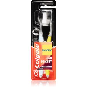 Colgate High Density Charcoal zubní kartáček soft barevné varianty 2 ks