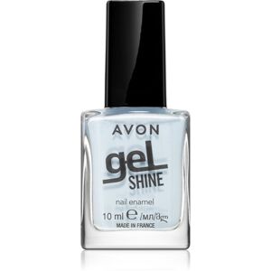 Avon Gel Shine lak na nehty s gelovým efektem odstín Blue Screen 10 ml