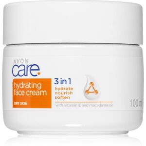Avon Care 3 in 1 hydratační krém na obličej pro suchou pleť 100 ml