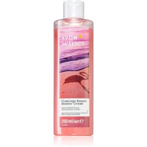 Avon Senses Flamingo Sunset relaxační sprchový krém 250 ml
