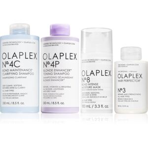 Olaplex The Ultimate Enhancing, Detoxing & Hydrating Kit for Blondes posilující péče (pro blond vlasy)