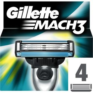 Gillette Mach3 náhradní břity 4 ks