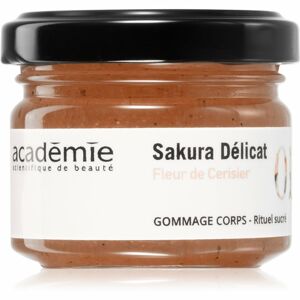 Académie Scientifique de Beauté Sakura Délicat Body Scrub Sugar Ritual pečující tělový peeling 60 ml