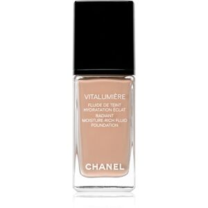 Chanel Vitalumière Radiant Moisture Rich Fluid Foundation rozjasňující hydratační make-up odstín 50 - Naturel 30 ml