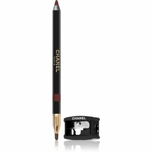 Chanel Le Crayon Lèvres precizní tužka na rty s ořezávátkem odstín Rouge Noir 1,2 g