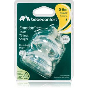 Bebeconfort Emotion Physio Slow Flow savička na láhev 0-6 m 2 ks