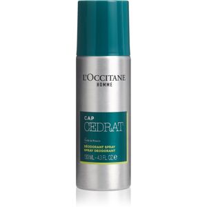 L’Occitane Men Cedrat deodorant ve spreji bez obsahu hliníku pro muže 130 ml