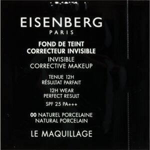 Eisenberg Le Maquillage Fond De Teint Correcteur Invisible make-up pro přirozený vzhled SPF 25 odstín 00 Natural Porcelain 1 ml