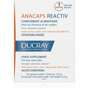 Ducray Anacaps Reactiv doplněk stravy pro akutní stavy vlasů a nehtů 30 ks